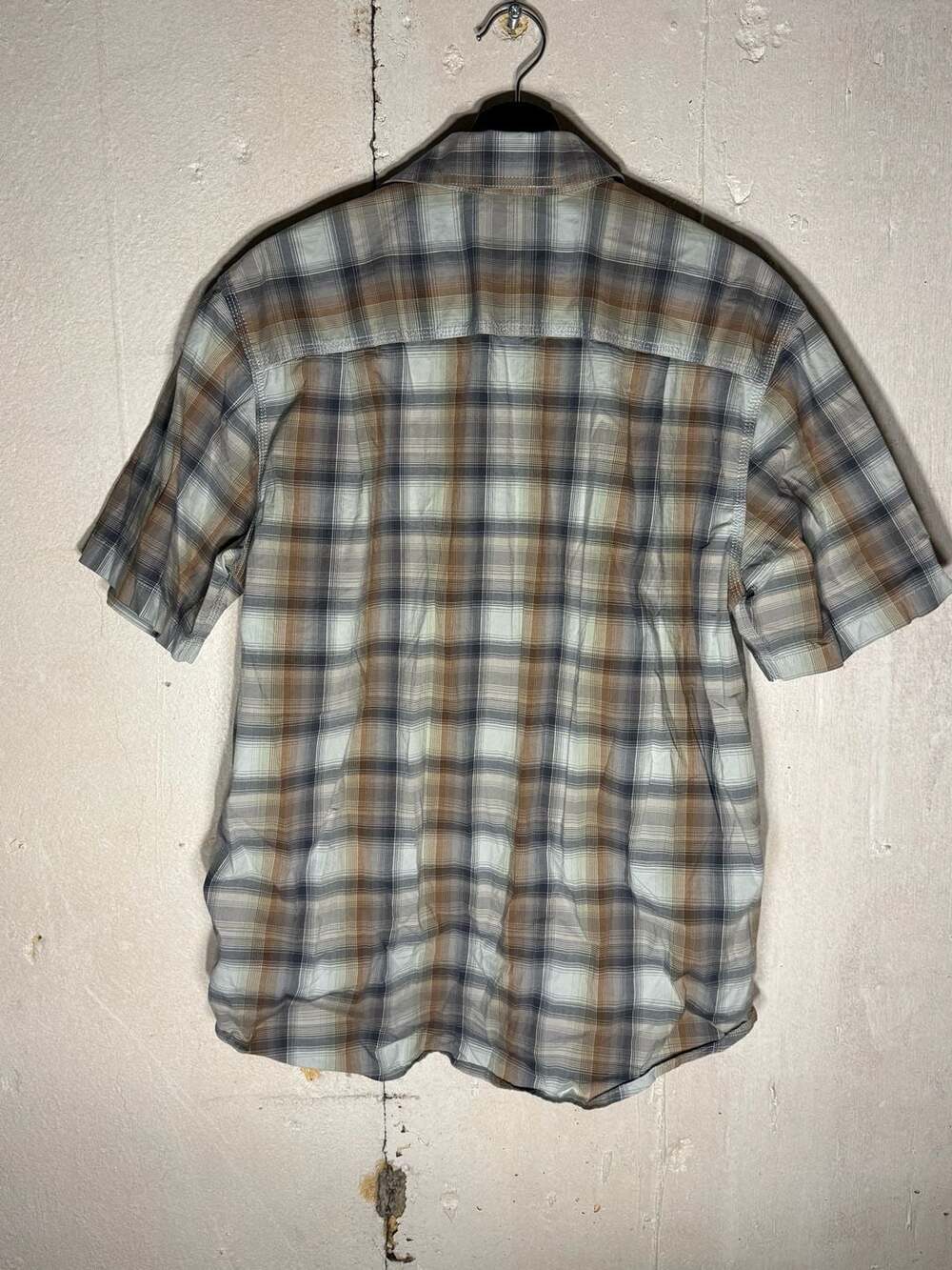 Carhartt Relaxed Fit Rugged Flex Short Sleeve Plaid Shirt Men's Large - Picture 6 of 6